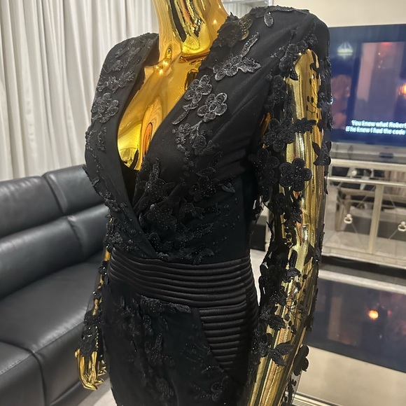 Zhivago Elegant Black Lace Jumpsuit - Picture 2 of 5